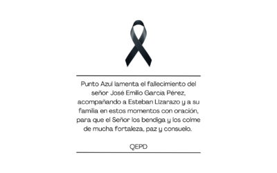 Punto Azul lamenta el fallecimiento del señor José Emilio García Pérez