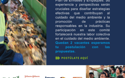 Postúlate al comité técnico del plan de gestión de envases y empaques